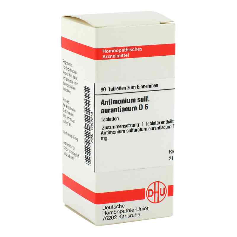 Antimonium Sulf. Aurant. D6 Tabletten 80 stk
