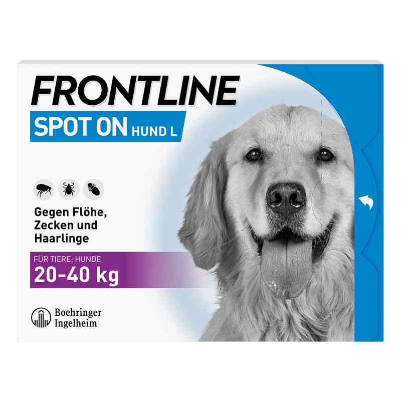Frontline Spot on Hund 40 veterinär Lösung gegen Flöhe und Zecken 6 stk
