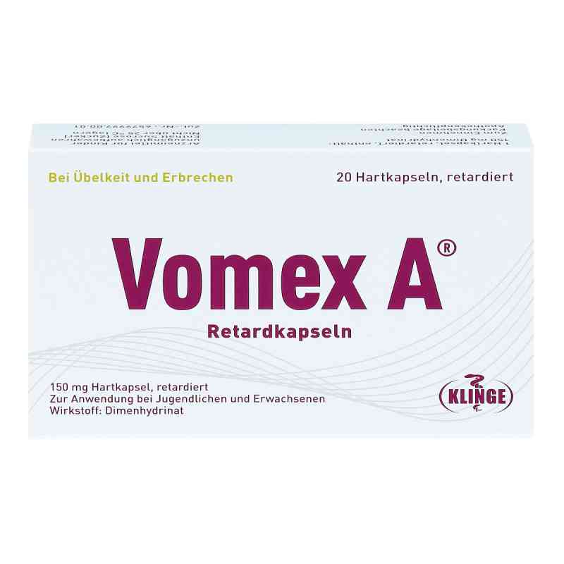 Vomex A Retardkapseln 150mg 20 stk Apotheke.de