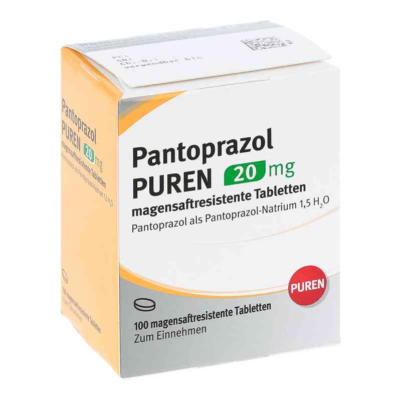Pantoprazol Puren 20 mg magensaftresistent Tabletten 100 stk