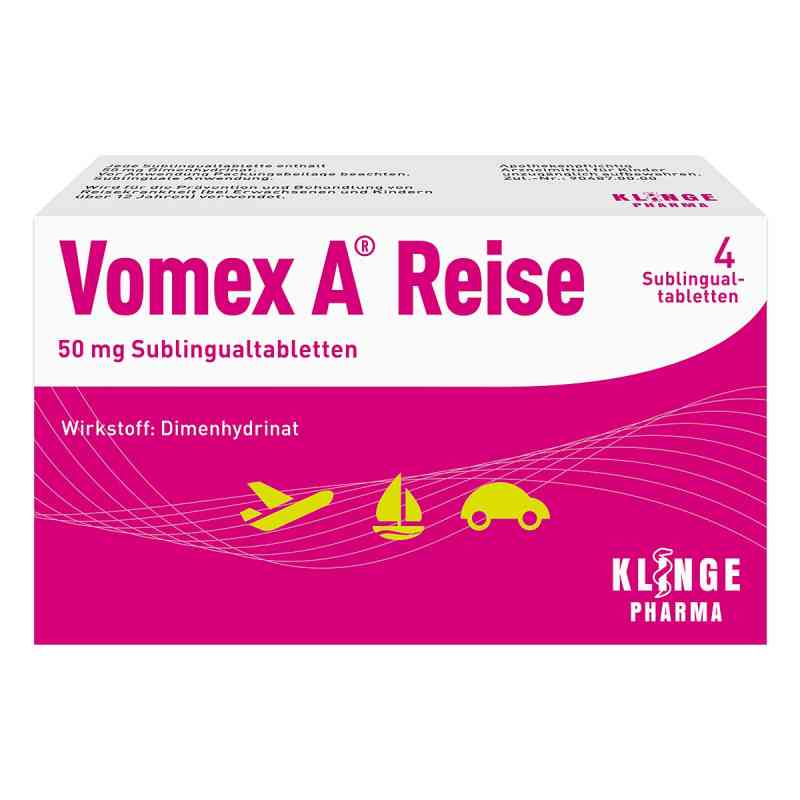 Vomex A Reise 50 mg Sublingualtabletten 4 stk