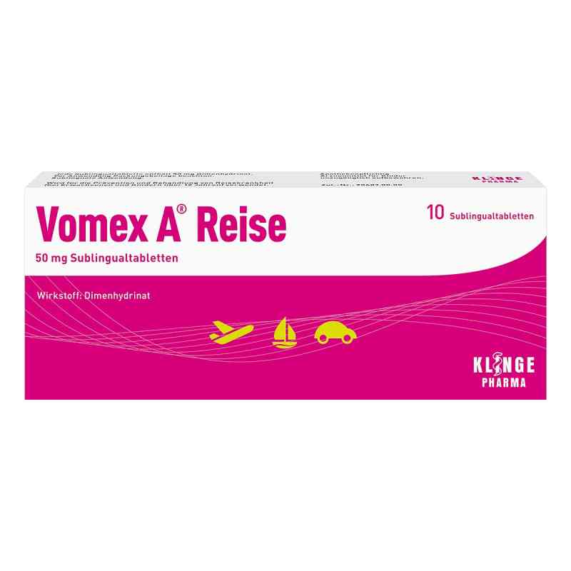 Vomex A Reise 50 mg Sublingualtabletten 10 stk