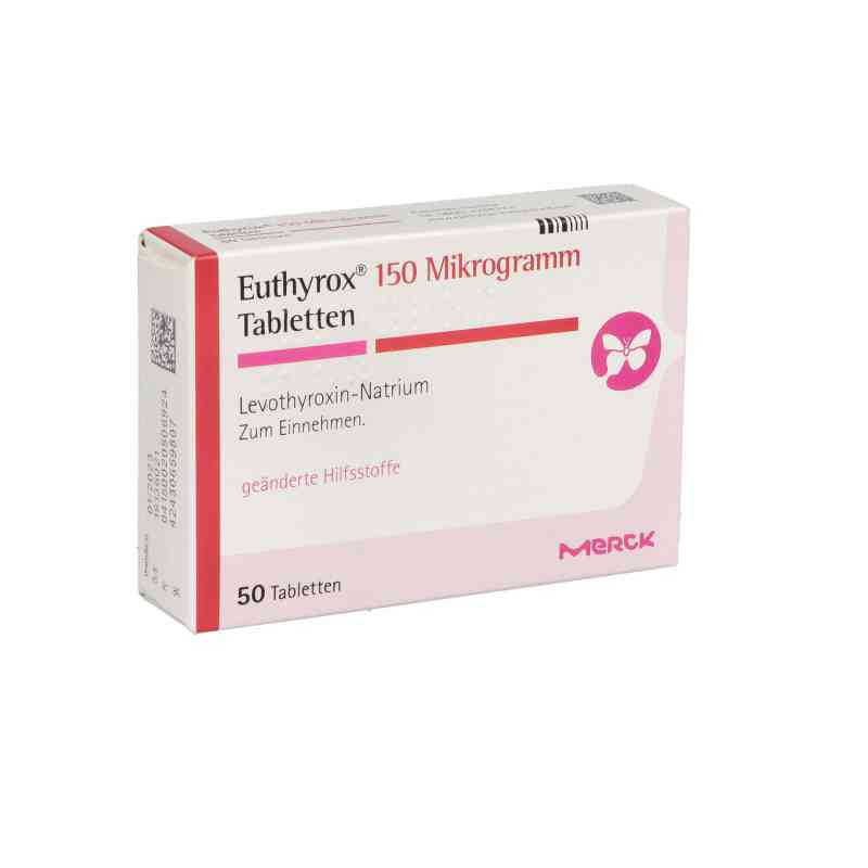 Euthyrox 150 Mikrogramm Tabletten 50 stk von Merck Healthcare Germany GmbH PZN 02050692