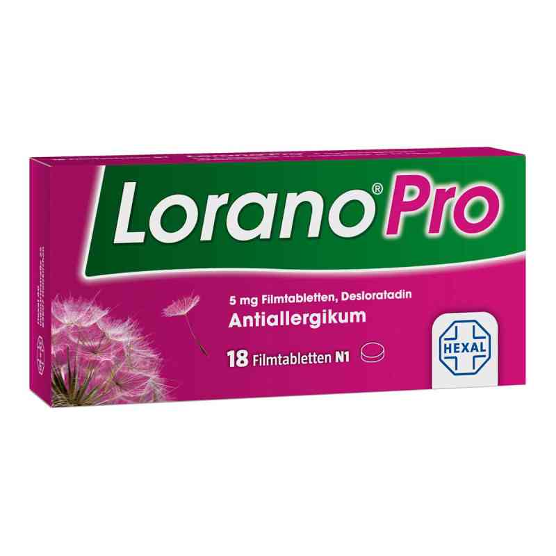 Lorano® Pro 5 mg - Allergietabletten für Deinen Heuschnupfen 18 stk von Hexal AG PZN 13917740