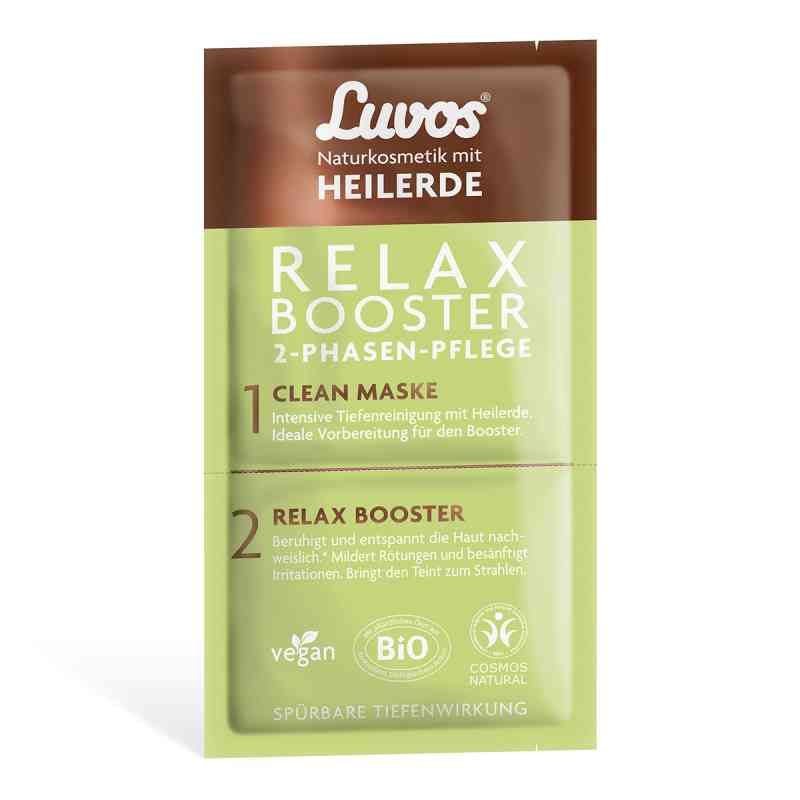 Luvos Heilerde Relax Booster&clean Maske 2+7,5ml 1 Pck von Heilerde-Gesellschaft Luvos Just GmbH & Co. KG PZN 16036046