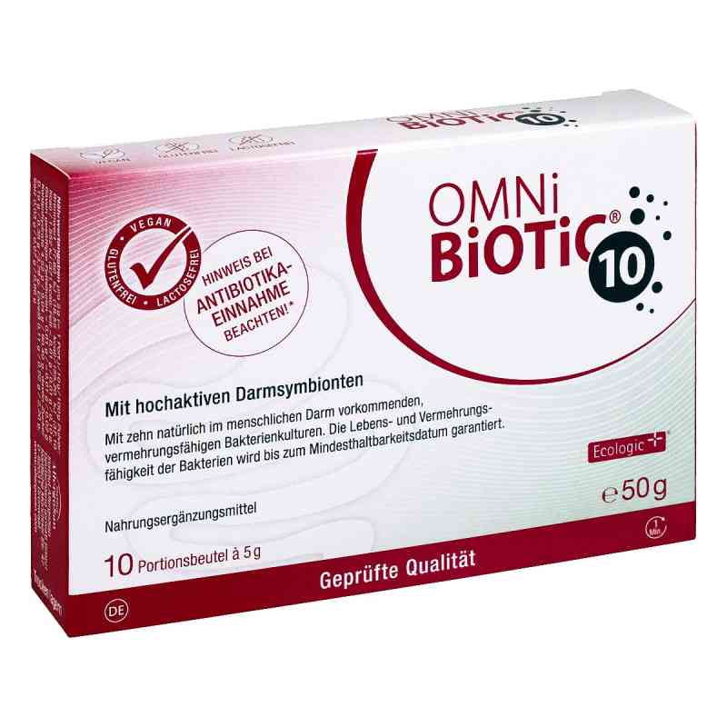 OMNi BiOTiC 10 - bei Antibiotika-Einnahme 10X5 g von INSTITUT ALLERGOSAN Deutschland (privat) GmbH PZN 13584793