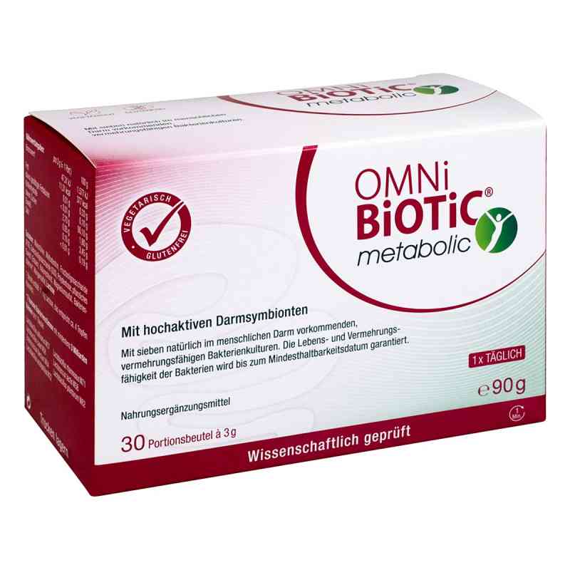 OMNi BiOTiC metabolic - ausgeglichene Bakterienflora 30X3 g von INSTITUT ALLERGOSAN Deutschland (privat) GmbH PZN 10322590