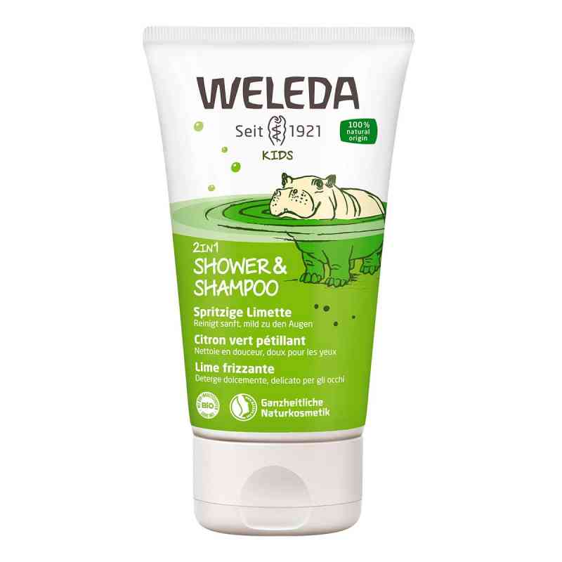 Weleda Kids 2in1 Shower & Shampoo Spritzige Limette 150 ml von WELEDA AG PZN 12387375