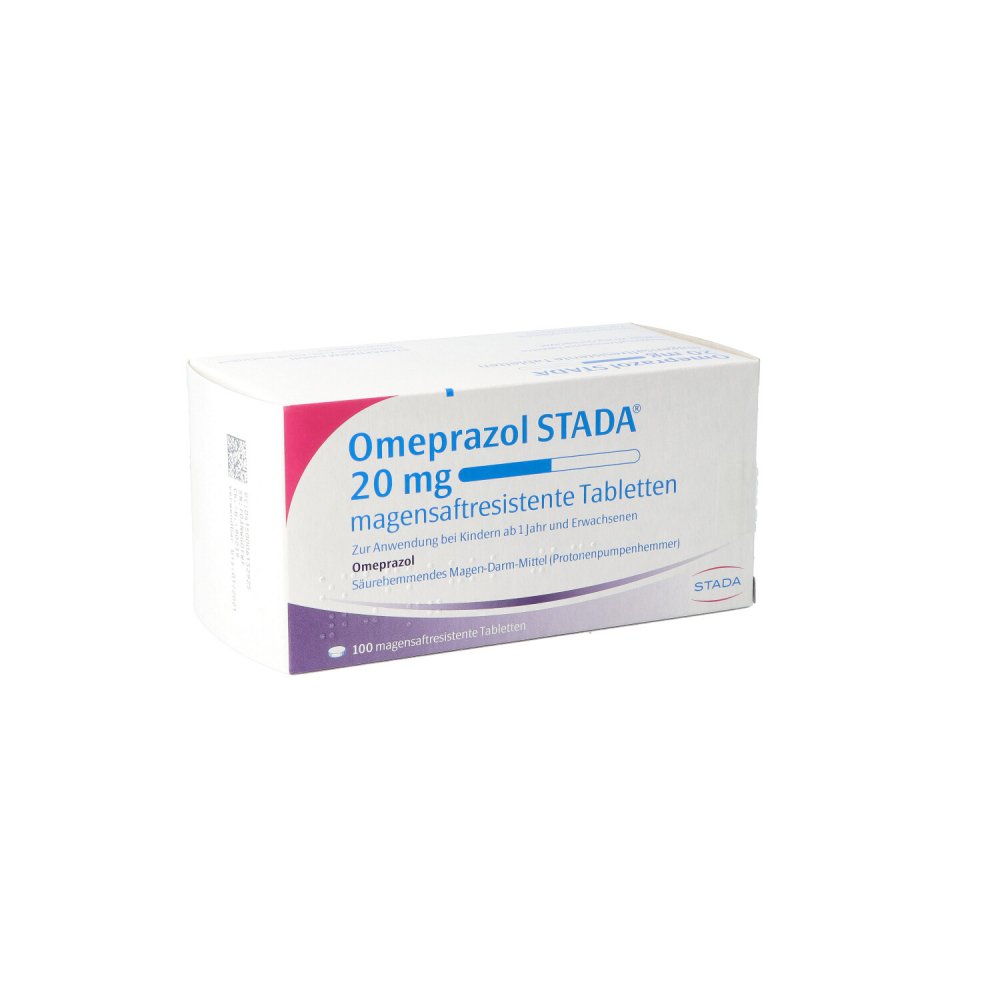 Omeprazol Stada 20 mg magensaftresistent Tabletten 100 stk