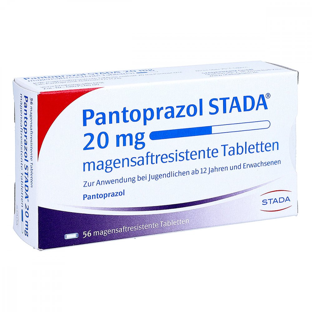 Pantoprazol STADA 20mg 56 stk Apotheke.de