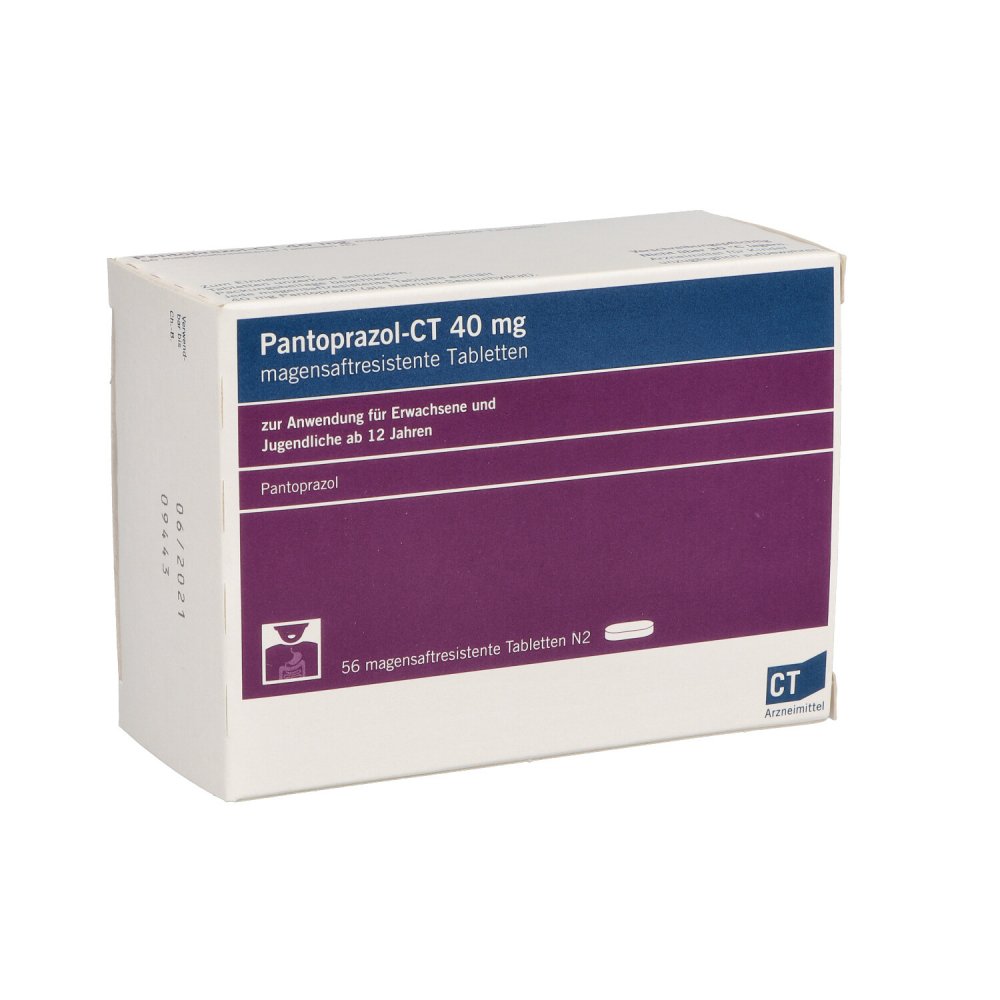 Pantoprazolct 40 mg magensaftresistente Tabletten 56 stk