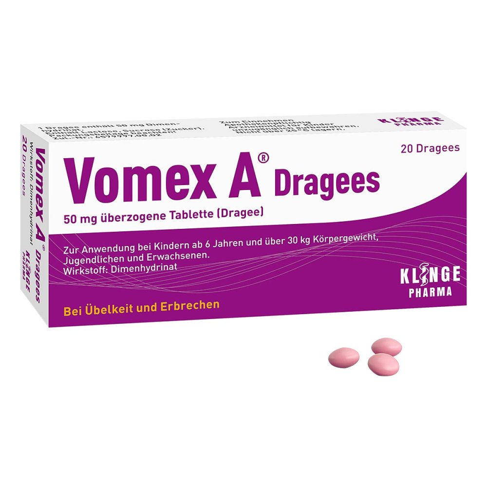 Vomex A Dragees 20 stk Apotheke.de