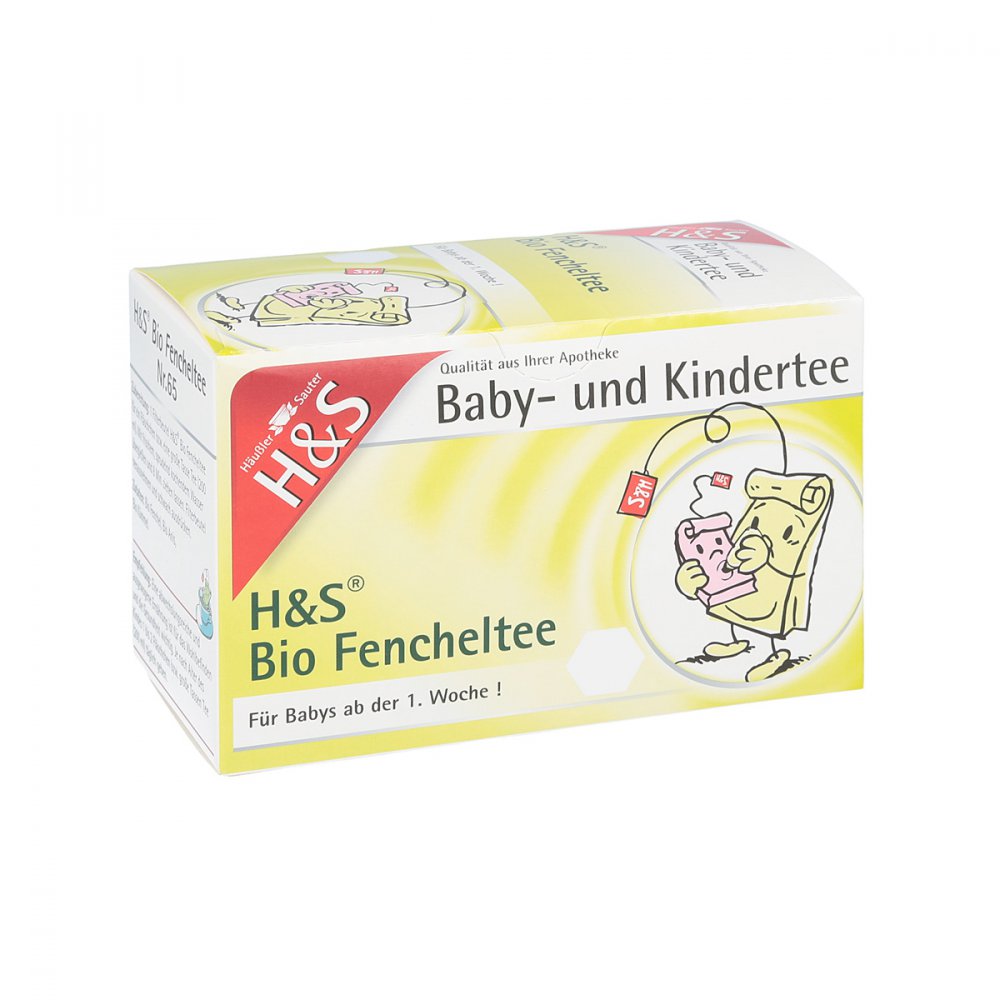 H&amp;s Bio Fencheltee Baby und Kindertee Filterbeut. 20X1.8 g