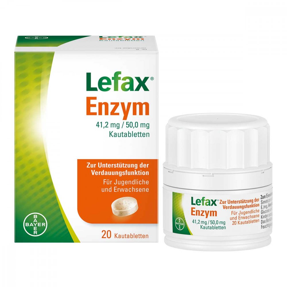 Lefax Enzym Kautabletten 20 stk Apotheke.de