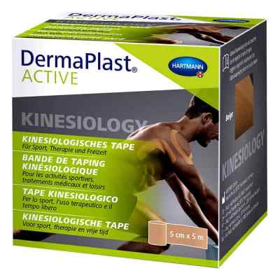 DermaPlast Active Kinesiology Tape 5 cm x 5 m beige 1 stk von PAUL HARTMANN AG PZN 12903055