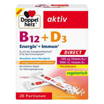 Doppelherz B12+d3 Direct Pellets 20 stk von Queisser Pharma GmbH & Co. KG PZN 18302285