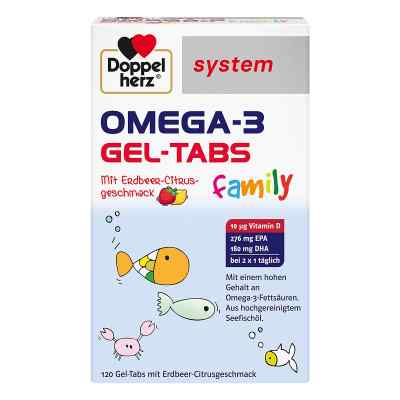 Doppelherz Omega-3 Gel-tabs Family Erdb.cit.system 120 stk von Queisser Pharma GmbH & Co. KG PZN 19155834