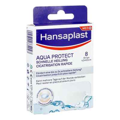 Hansaplast Aqua Protect Pflaster Schnelle Heilung 8 stk von Beiersdorf AG PZN 18489042