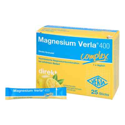 Magnesium Verla 400 Typ Zitrone 25 stk von Verla-Pharm Arzneimittel GmbH & Co. KG PZN 16917605