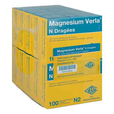Magnesium Verla N Dragees 10X100 stk von Verla-Pharm Arzneimittel GmbH & Co. KG PZN 07330597