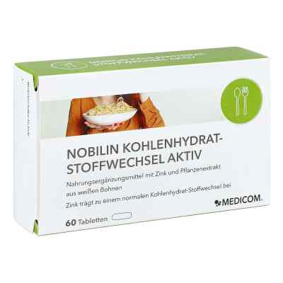 Nobilin Kohlenhydrat-Stoffwechsel Aktiv Tabletten 60 stk von Medicom Pharma GmbH PZN 18806790