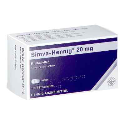 Simva-Hennig 20mg 100 stk von Hennig Arzneimittel GmbH & Co. KG PZN 04111943