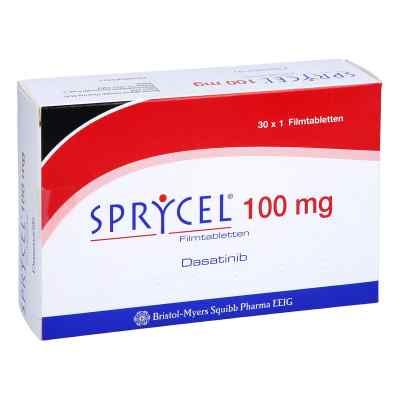 Sprycel 100 mg Filmtabletten 30 stk von Bristol-Myers Squibb GmbH & Co. KGaA PZN 04658392