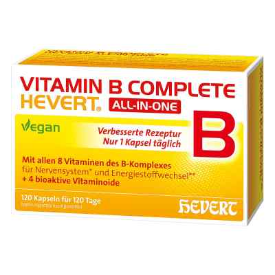 Vitamin B Complete Hevert All-in-one Kapseln 120 stk von Hevert-Arzneimittel GmbH & Co. KG PZN 19214755