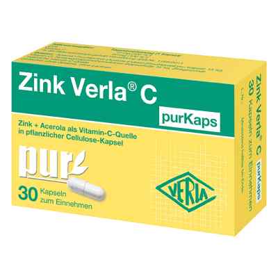 Zink Verla C PurKaps 30 stk von Verla-Pharm Arzneimittel GmbH & Co. KG PZN 18155832