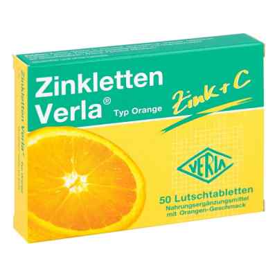 Zinkletten Verla Orange  50 stk von Verla-Pharm Arzneimittel GmbH & Co. KG PZN 03915450